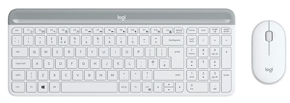 Logıtech Mk470 Kablosuz Klavye & Mouse Seti Beyaz 920-009436