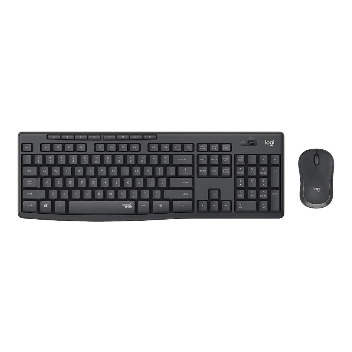 Logıtech Mk295 Kablosuz Set Sessiz Usb Siyah 920-009804