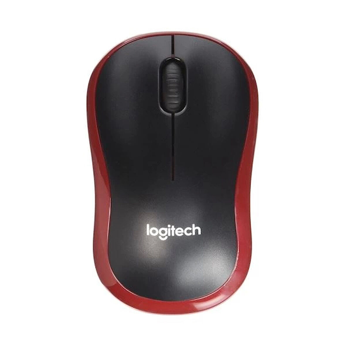 Logıtech M185 Nano Mouse Kablsz Black/red 910-002237