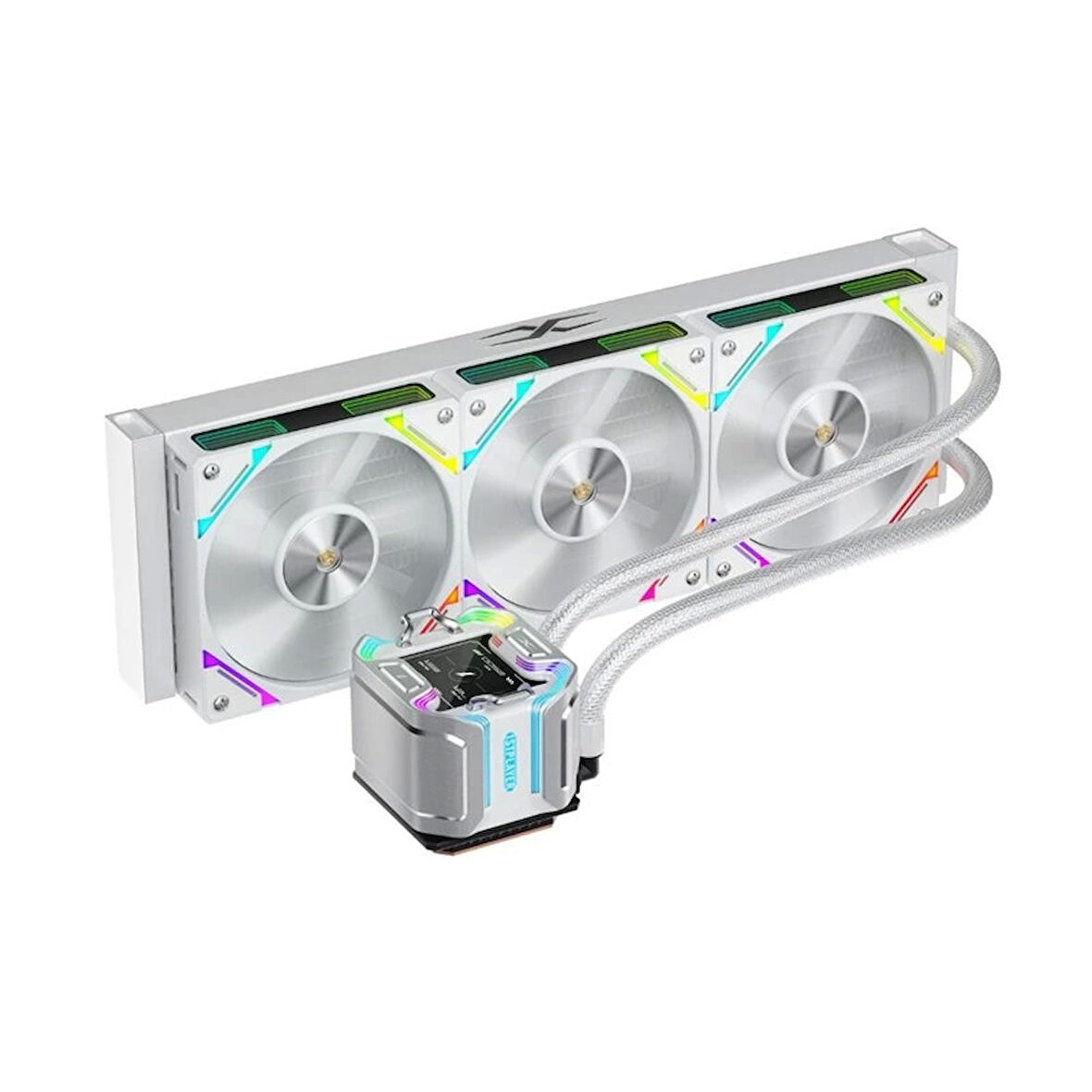 1st Player X Starshıp 360mm Beyaz Argb Ips 2.4" Dijital Ekranlı Am5 / Lga 1851, Lga 1700 Premıum İşl