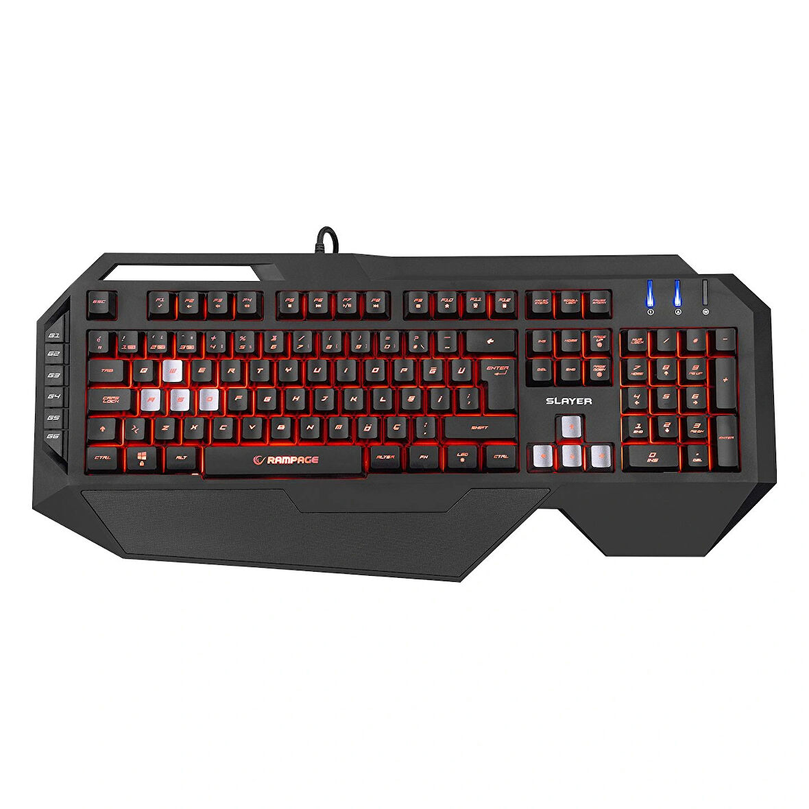 Rampage Slayer Kb-r11 Siyah Q Usb Oyuncu Klavye