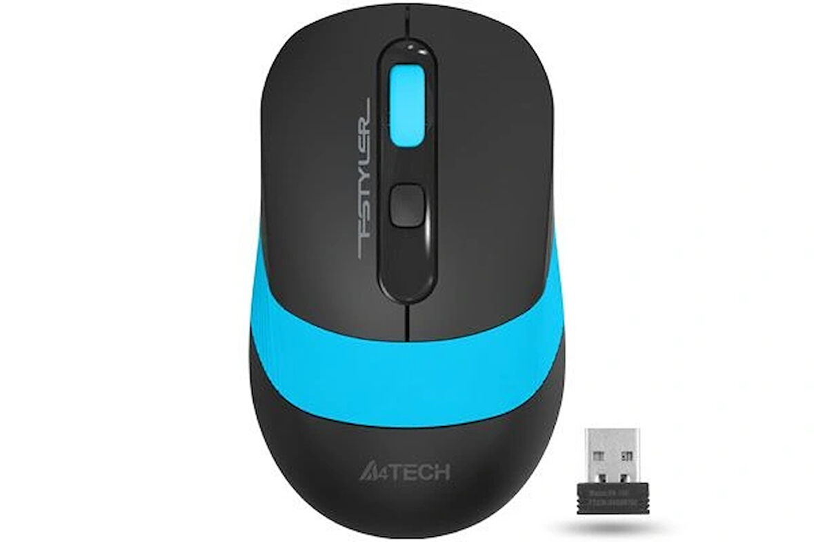 A4 Tech Fg-10 Kablosuz Siyah&mavi Optik Mouse