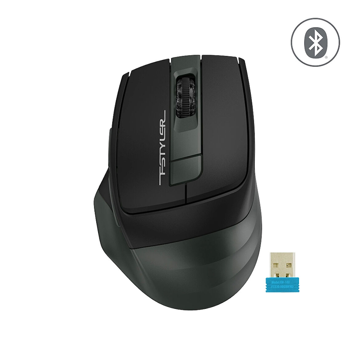 A4 Tech Fb35 Optık Mouse Bluetooth+nano Usb Yeşil