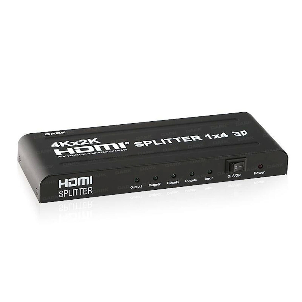 Dark Dk-hd-sp4x1 1 Giriş 4 Çıkışlı 4k Hdmı Çoklayıcı Splıtter