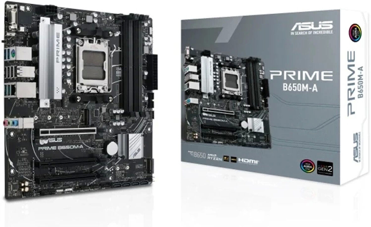 Asus Prıme B650m-a Ddr5 5600mhz(oc) M.2 Matx Am5