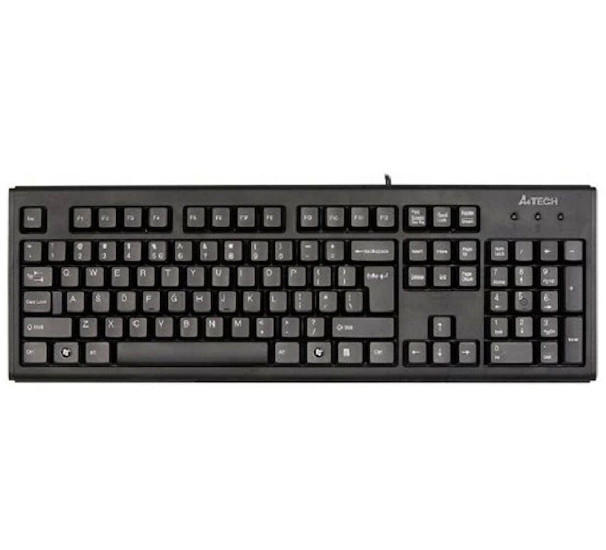 A4 Tech Km-720 Q Tr Mm Siyah Usb Kablolu Klavye