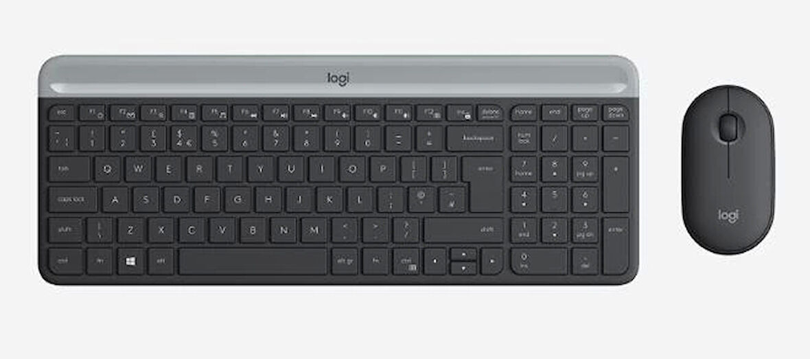 Logıtech Mk470 Q Tr İnce Kablosuz Klavye Mouse Set Siyah 920-009435