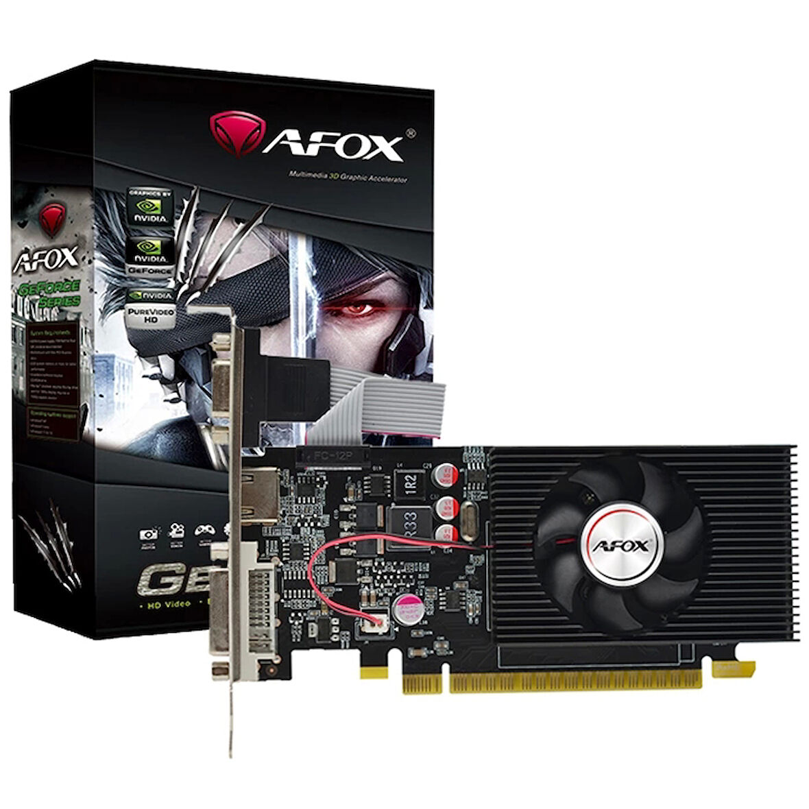 Afox Geforce Gt730  4gb Ddr3 128bit Af730-4096d3l6 (lp)