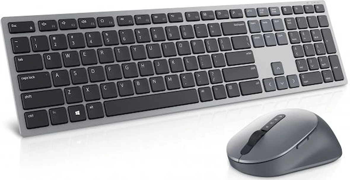 Dell Km7321w Kablosuz Klavye Mouse Set Tr-gri Siya
