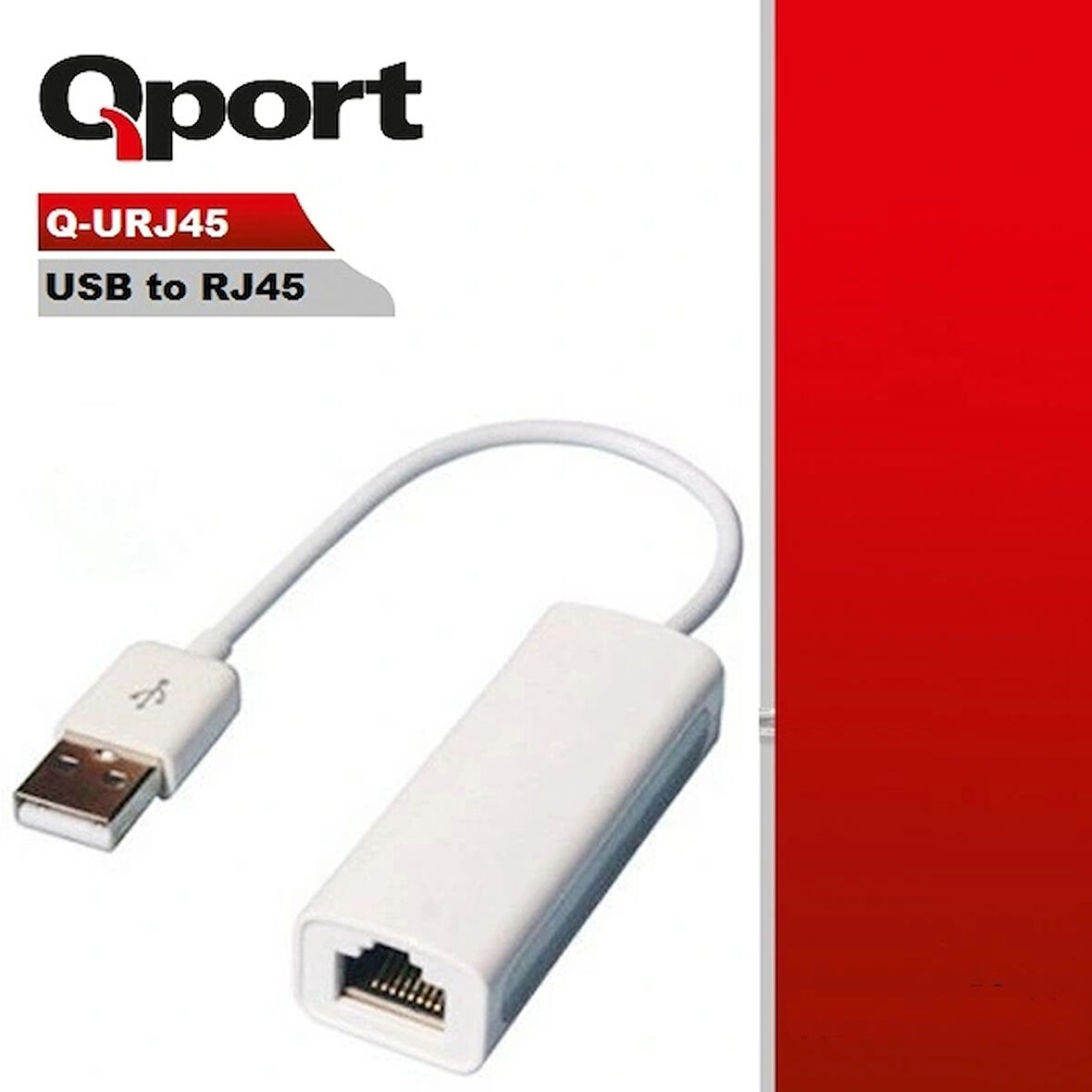 Qport Q-urj45  Usb2.0 => Rj45 Ethernet Çevirici