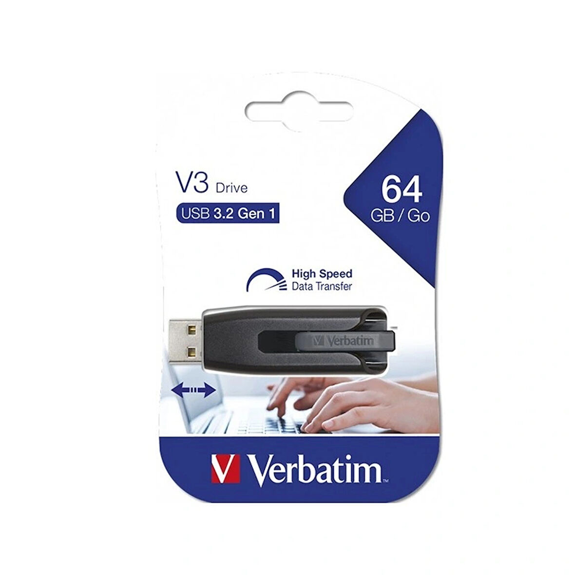 Verbatım 64 Gb Usb 3.2 Gen1 V3 Usb Bellek