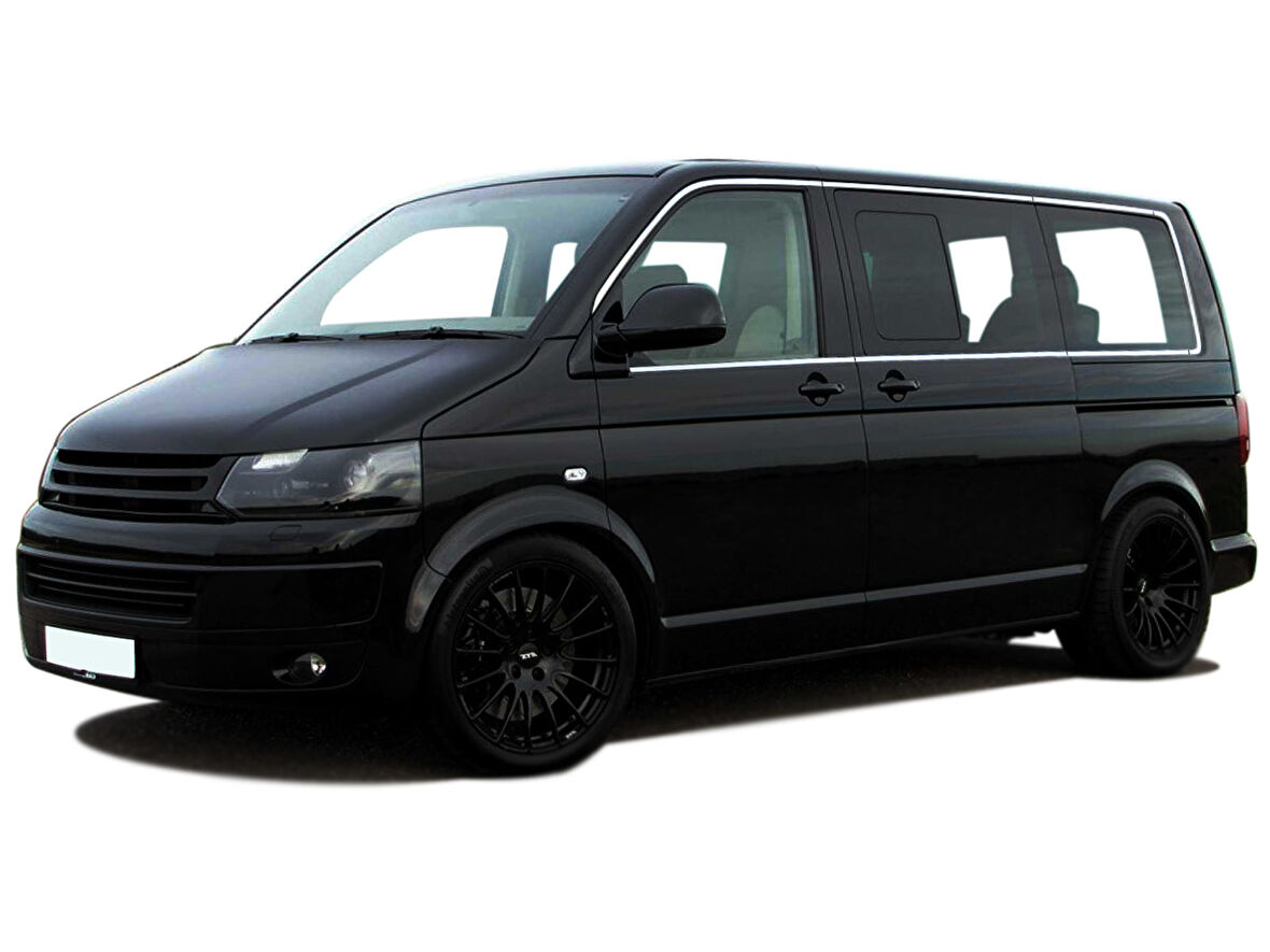 S-Dizayn VW Transporter T6 Kısa Şase Krom Cam Çerçeve Seti 2015 Üzeri Tek Sürgü