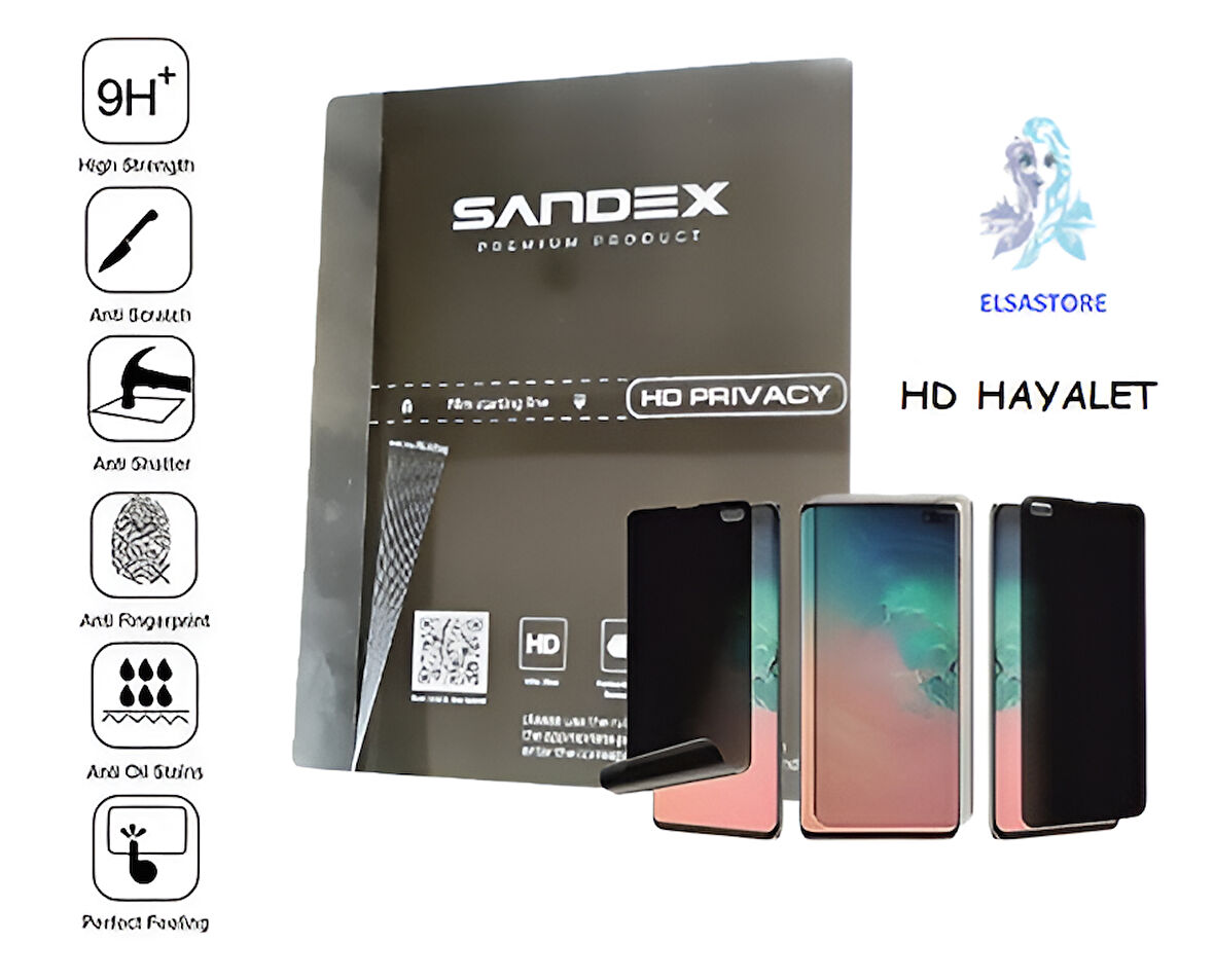 Samsung Galaxy Z FOLD 5 ÖN NANO Ekran Koruyucu Esnek ULTRA İnce SANDEX - HD ŞEFFAF HAYALET