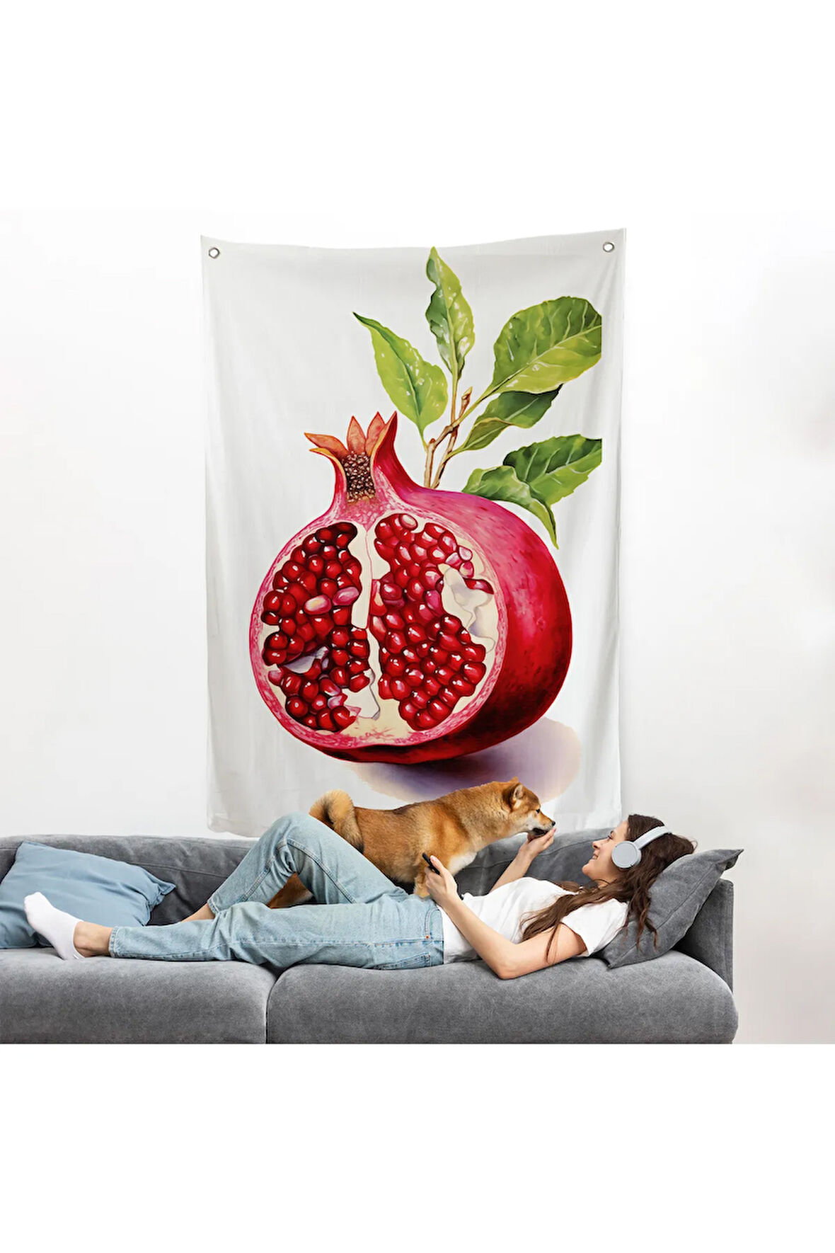 Nar Duvar Örtüsü-7646