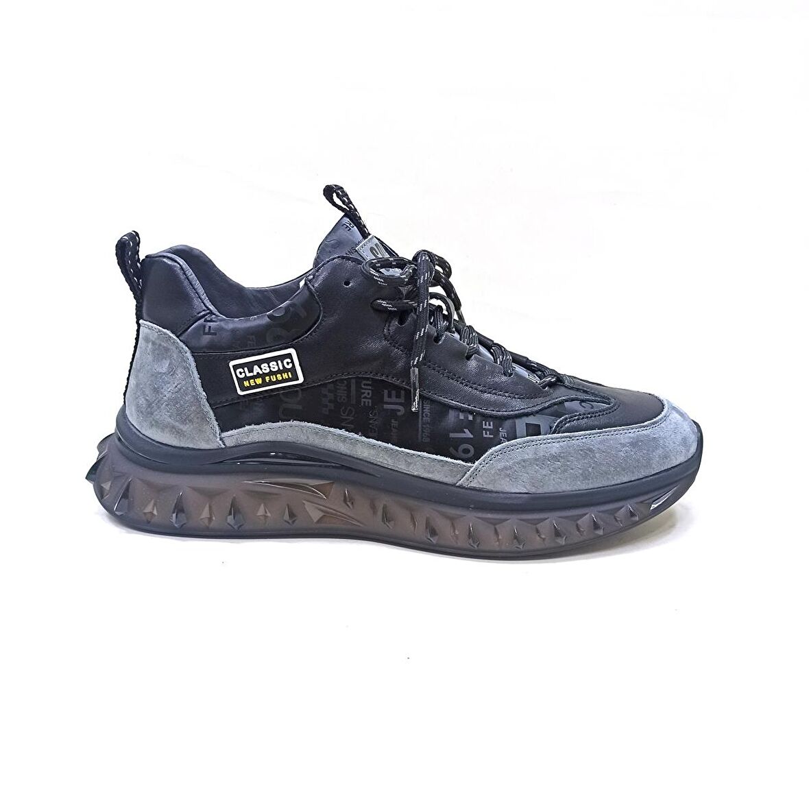 GUJA SİYAH ERKEK SNEAKER SPOR AYAKKABI