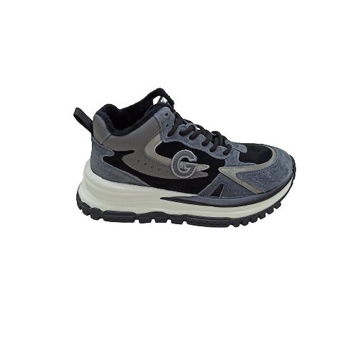 GUJA SİYAH KADIN SNEAKER BOT AYAKKABI