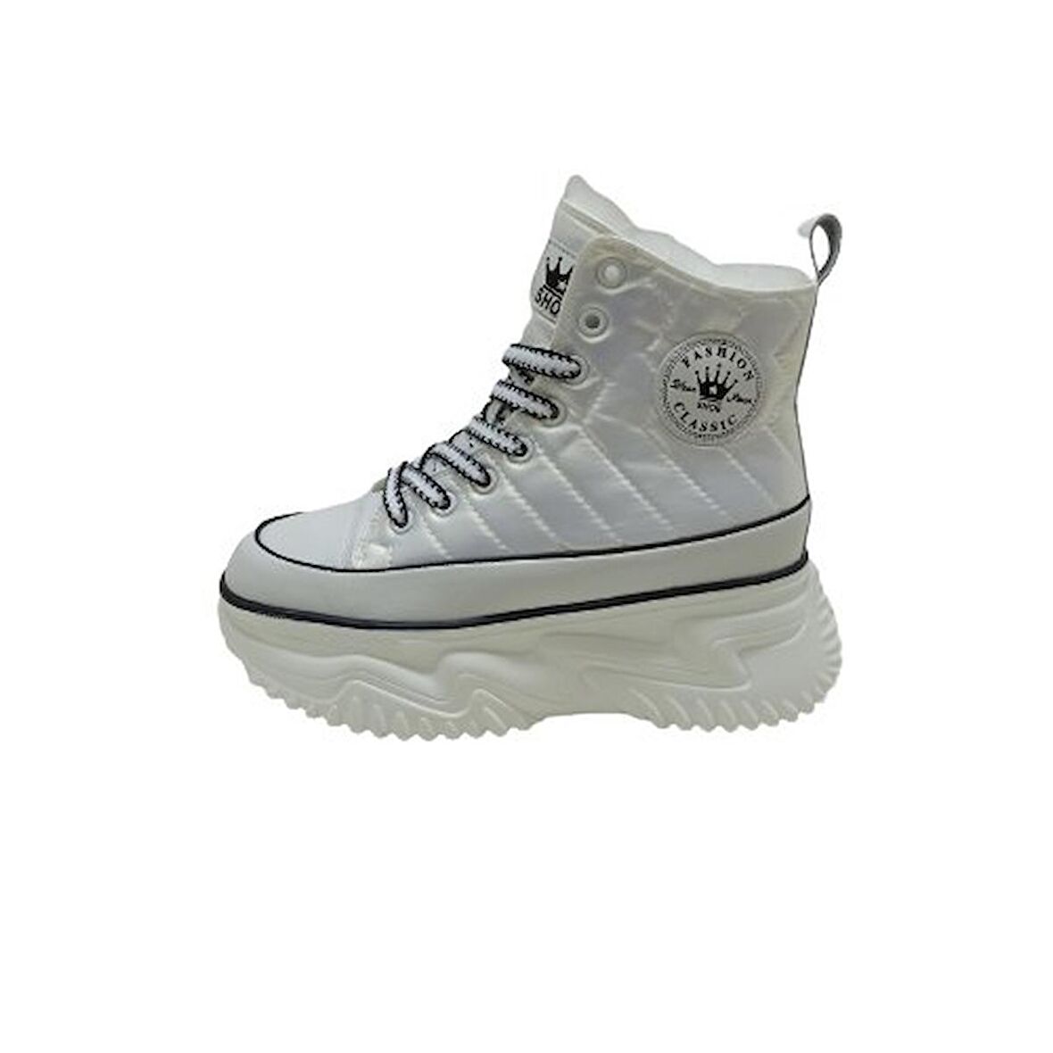 GUJA BEYAZ  KADIN SNEAKER BOT AYAKKABI