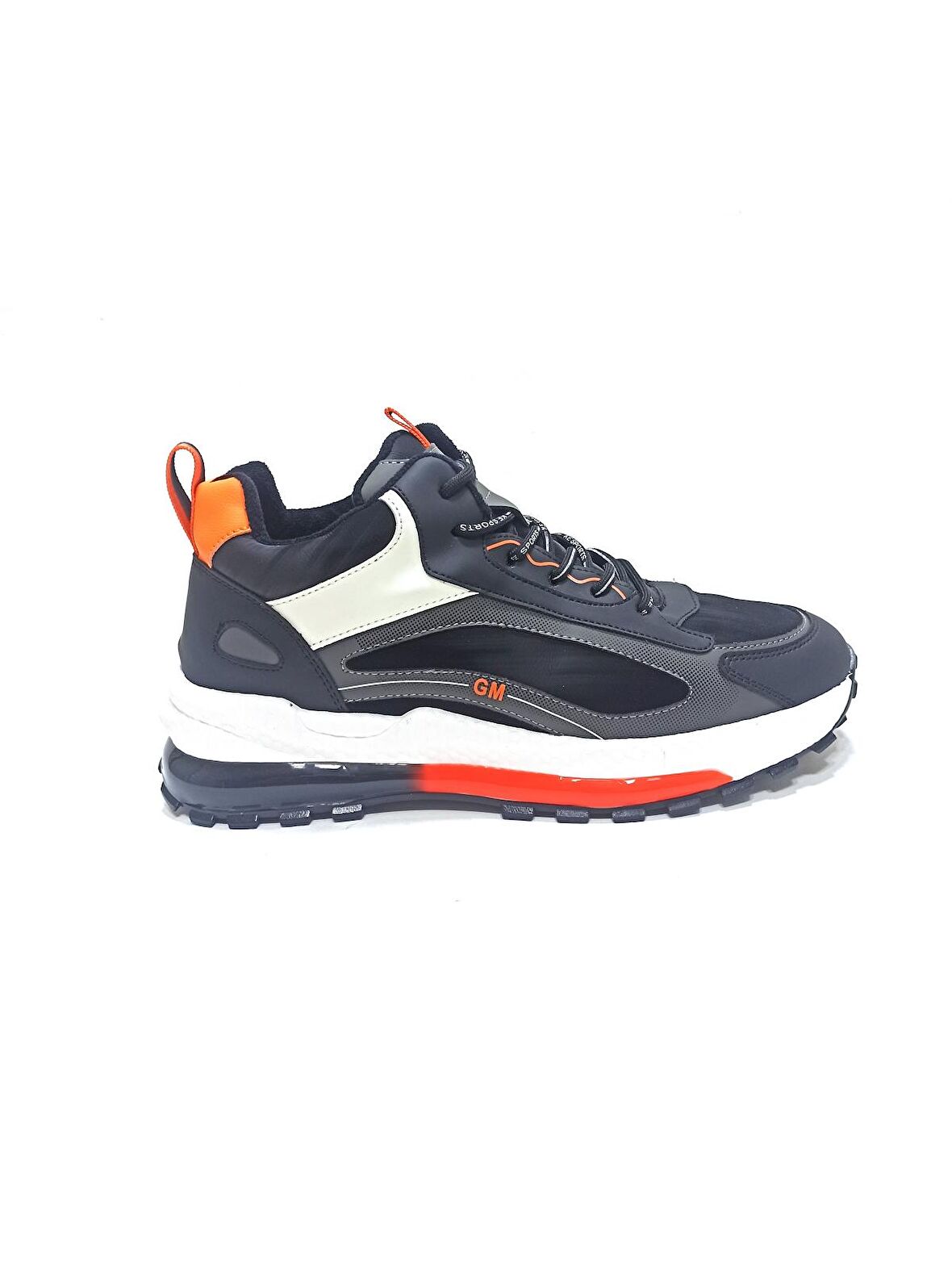 GUJA SİYAH ERKEK SNEAKER SPOR AYAKKABI
