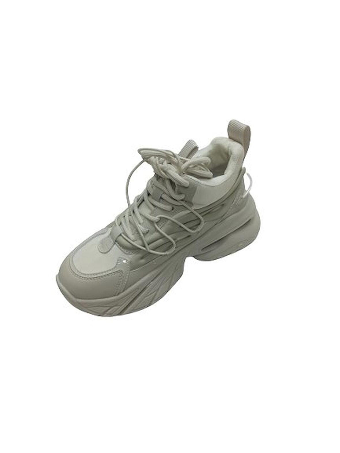 GUJA  BEJ KADIN SNEAKER BOT AYAKKABI
