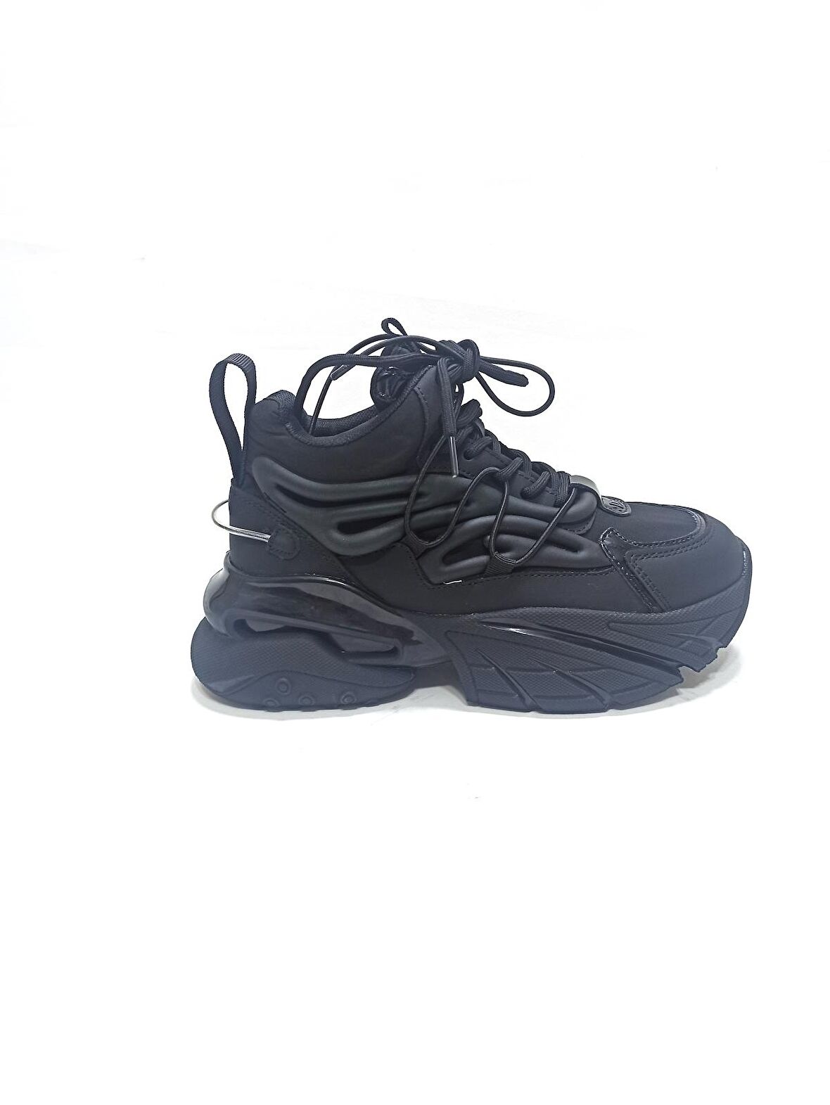 GUJA SİYAH KADIN SNEAKER BOT AYAKKABI