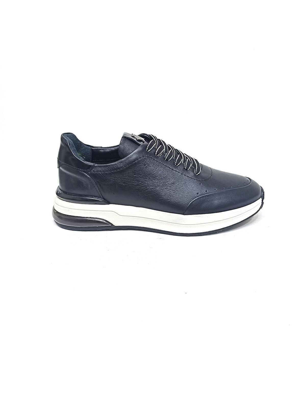 MARCOMEN SİYAH DERİ ERKEK SNEAKER AYAKKABI