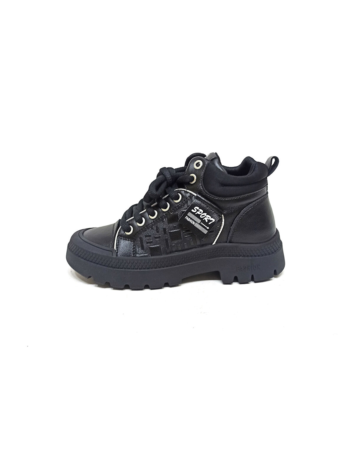 GUJA SİYAH KADIN SNEAKER BOT AYAKKABI