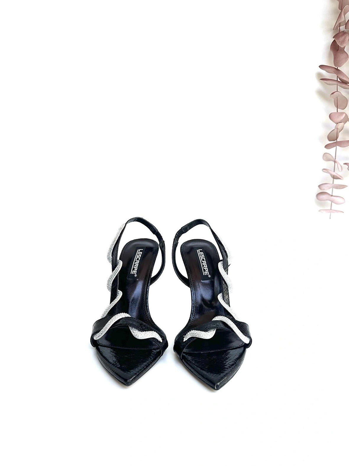 KADIN PETEK YILAN TOPUKLU AYAKKABI