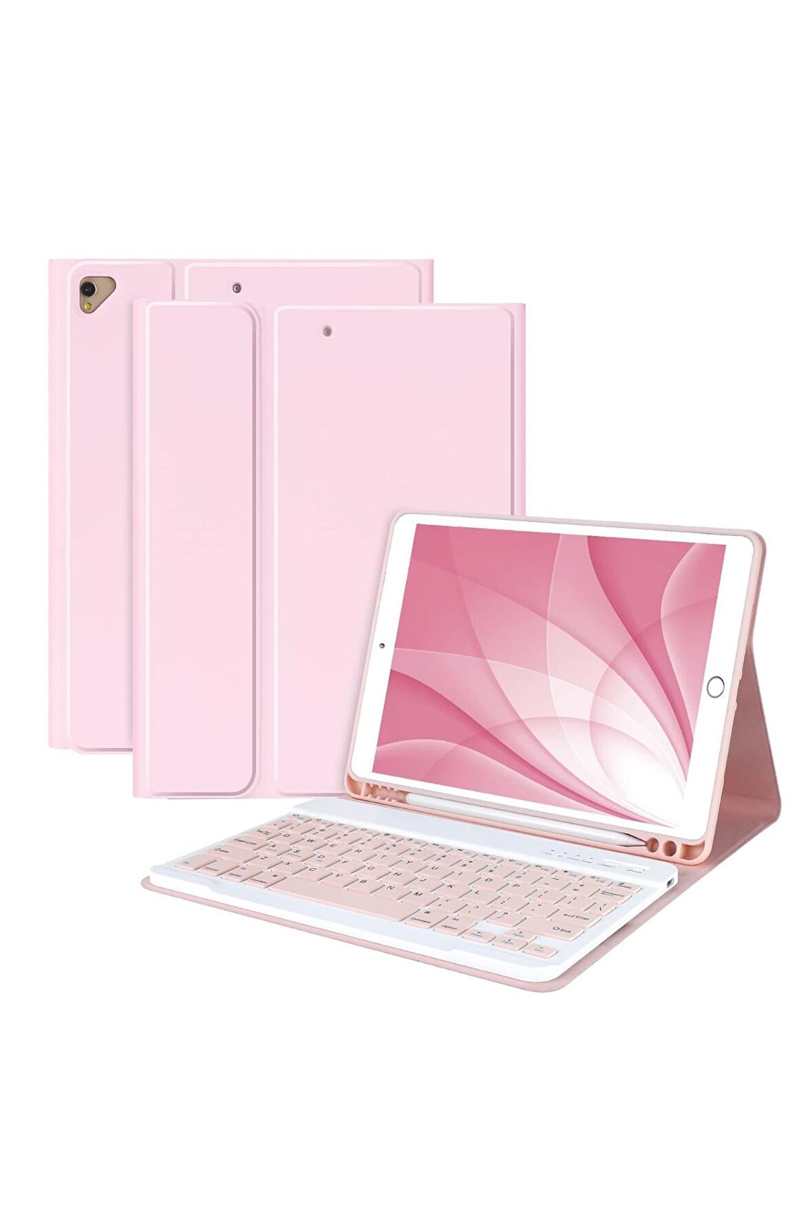 Qpen iPad Pro 2022 12.9 inç  Uyumlu Klavyeli Tablet Kılıf