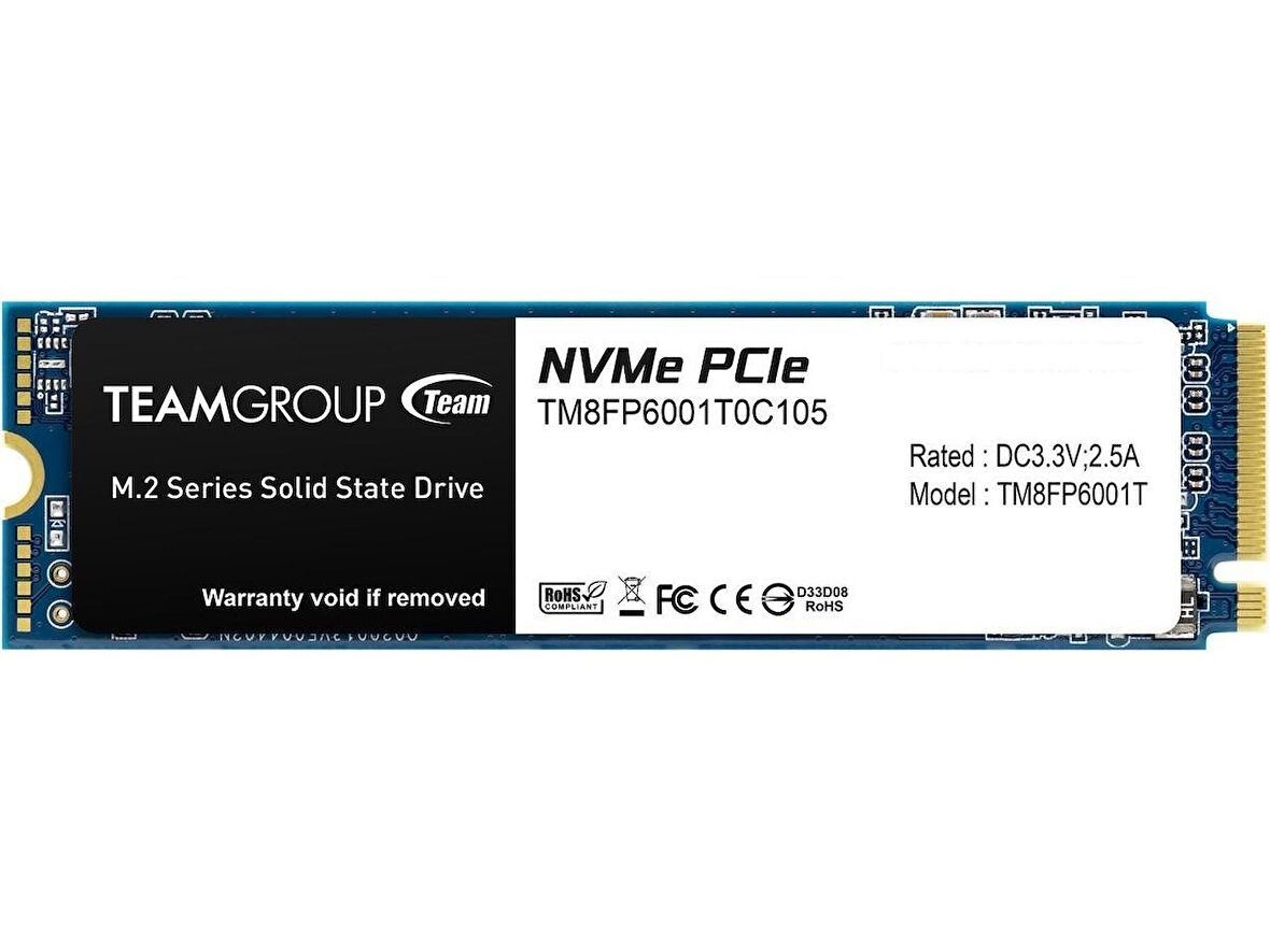 Team TM8FP6256G0C101 M.2 256 GB SSD