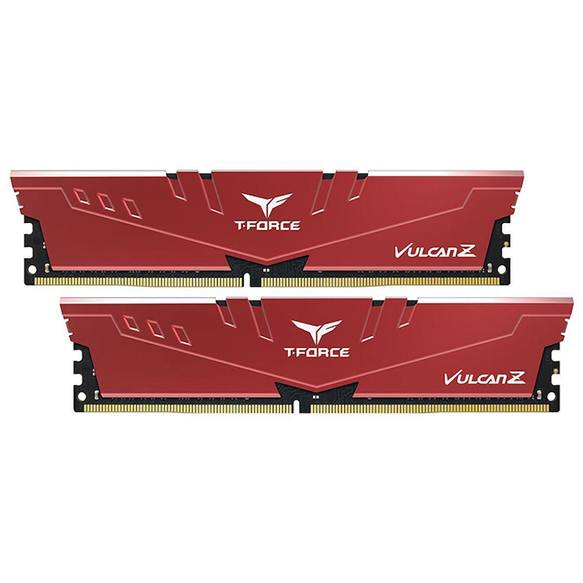 Team T-Force Vulcan Z Red 16GB (2x8GB) 3200MHz CL16 DDR4 Gaming Ram (TLZRD416G3200HC16CDC01)