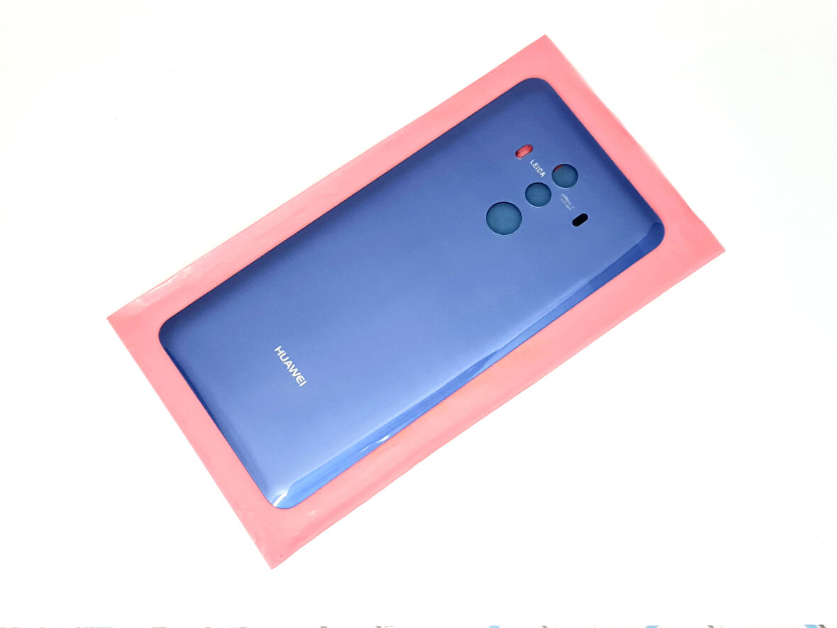 Tkgz Huawei Uyumlu Mate 10 Pro Arka Pil Batarya Kapağı (CAM) MAVİ