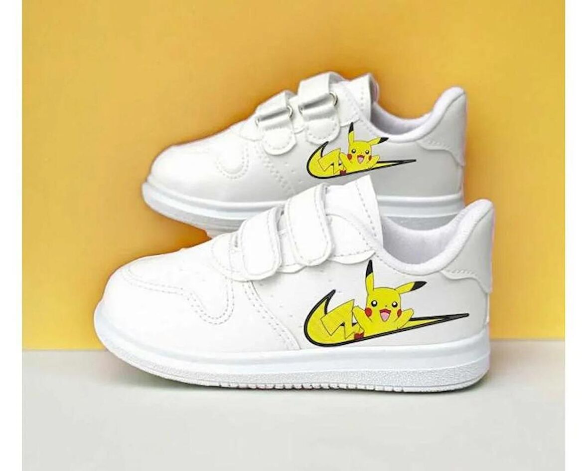 nayki pika pika baskılı sneaker çocuk spor ayakkabı