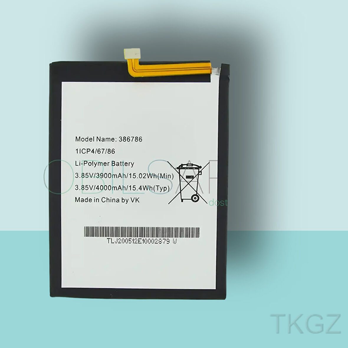 Tkgz - General Mobile GM 10 Batarya Pil Orijinal Sıfır