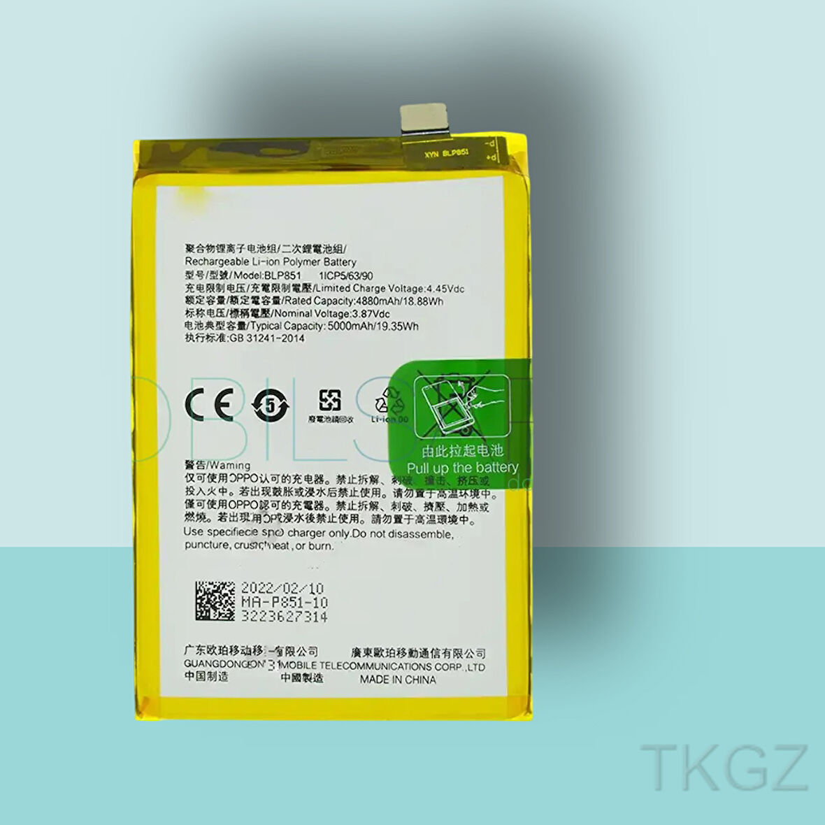 Tkgz - General Mobile GM 9 PRO Batarya Pil Orijinal Sıfır