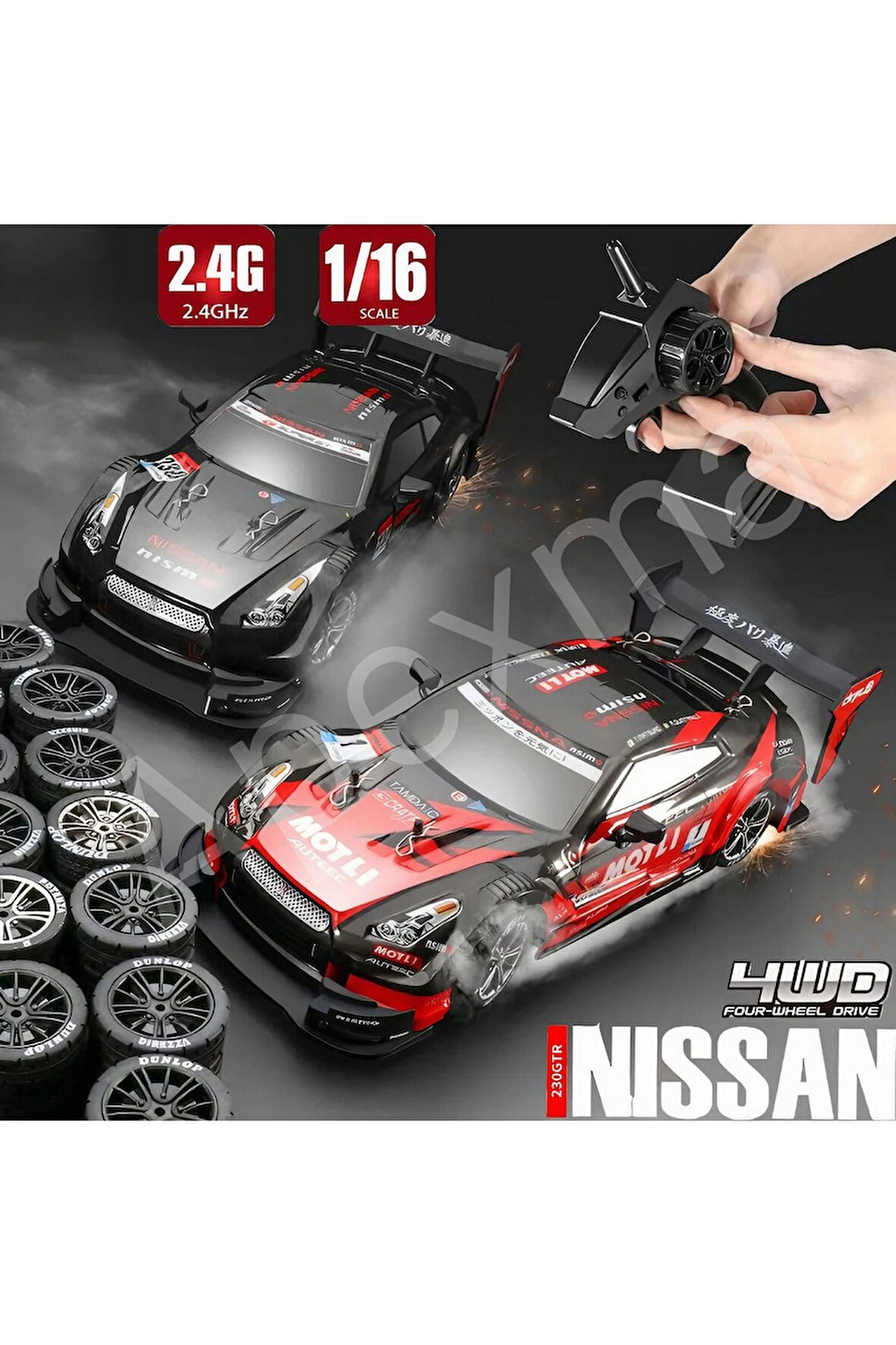 2.4GHz Uzaktan Kumandalı 1:16 Ölçek 4x4 Drift Yapan Araba - Uzaktan Kumandalı Rc Drift Aracı