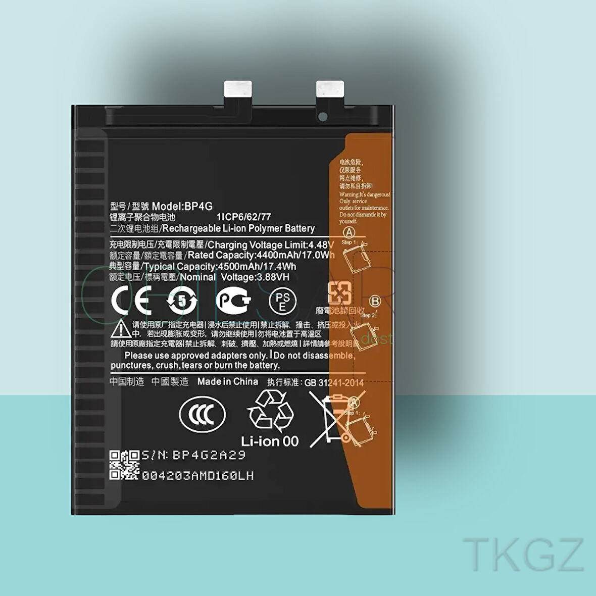 Tkgz - Xiaomi Mİ13 - BP4G - Batarya Pil Orijinal Sıfır