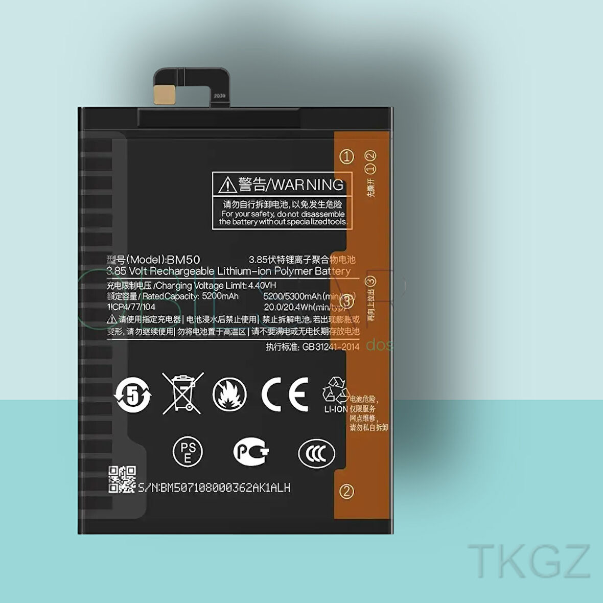 Tkgz - Xiaomi Mİ MAX 2 - BM50 - Batarya Pil Orijinal Sıfır