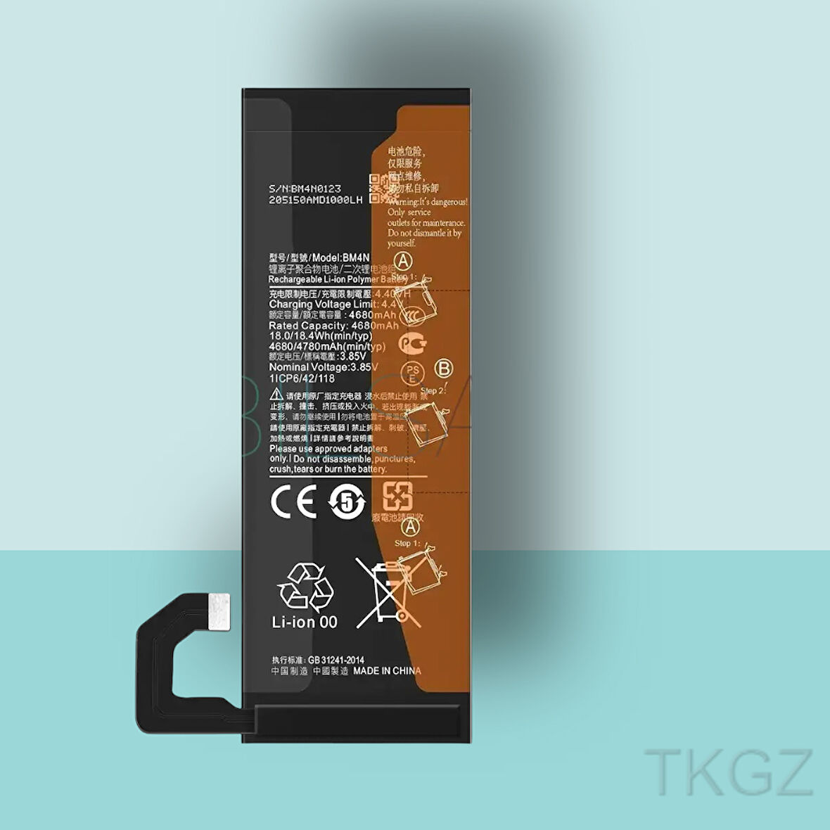 Tkgz - Xiaomi Mİ10 - BM4N - Batarya Pil Orijinal Sıfır