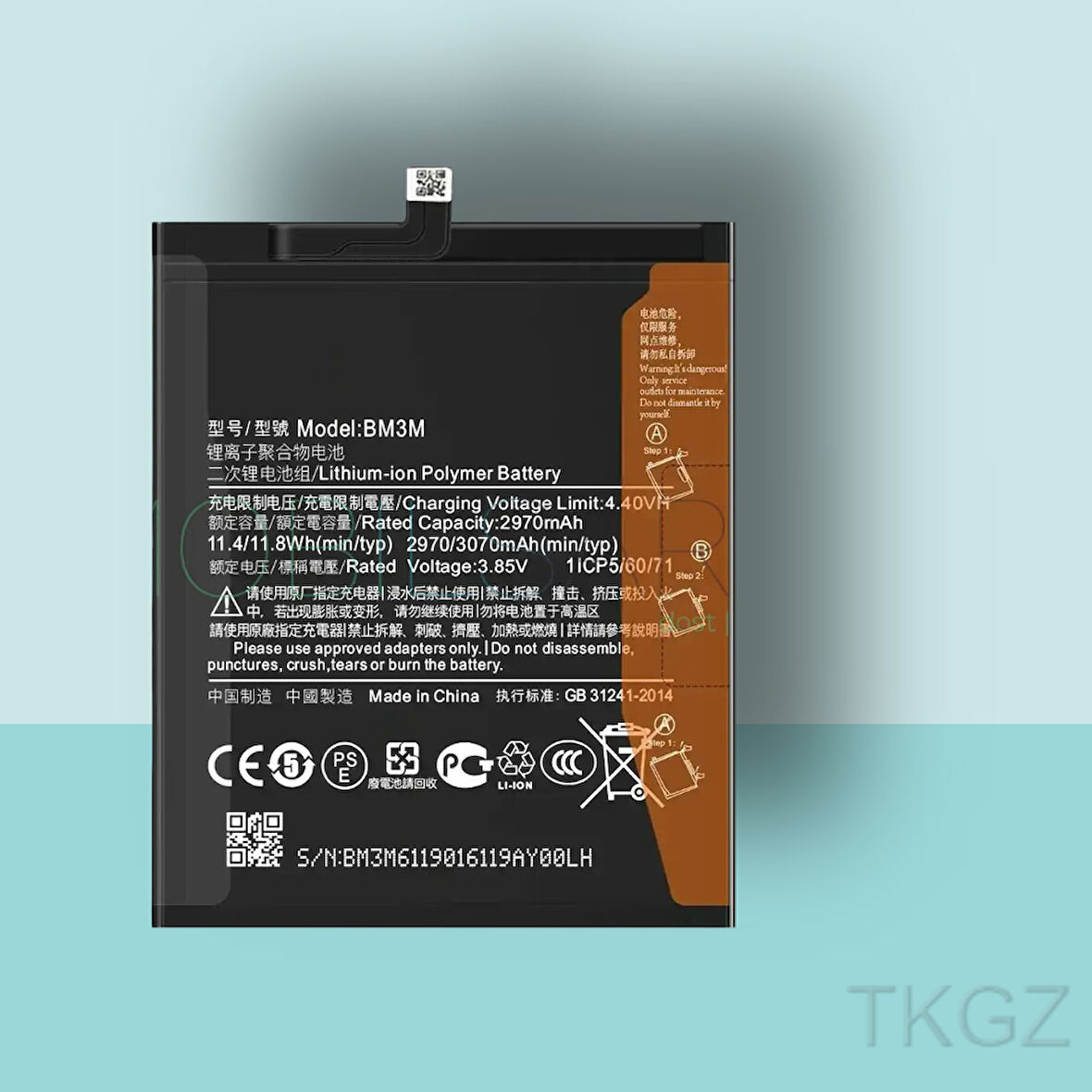 Tkgz - Xiaomi Mİ9SE - BM3M - Batarya Pil Orijinal Sıfır