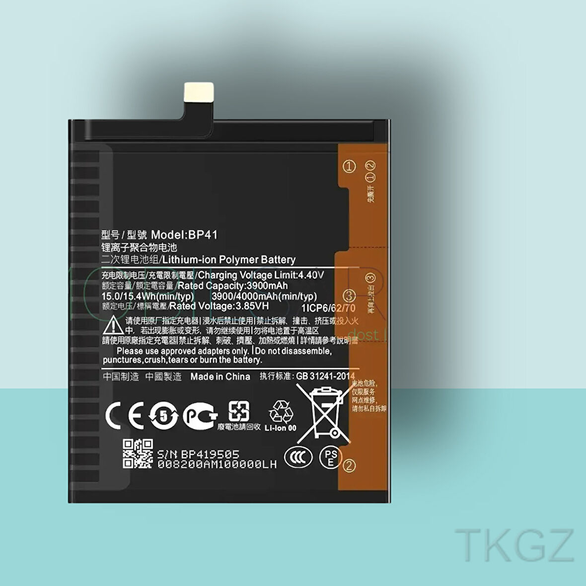 Tkgz - Xiaomi Mİ9T - BP41 - Batarya Pil Orijinal Sıfır