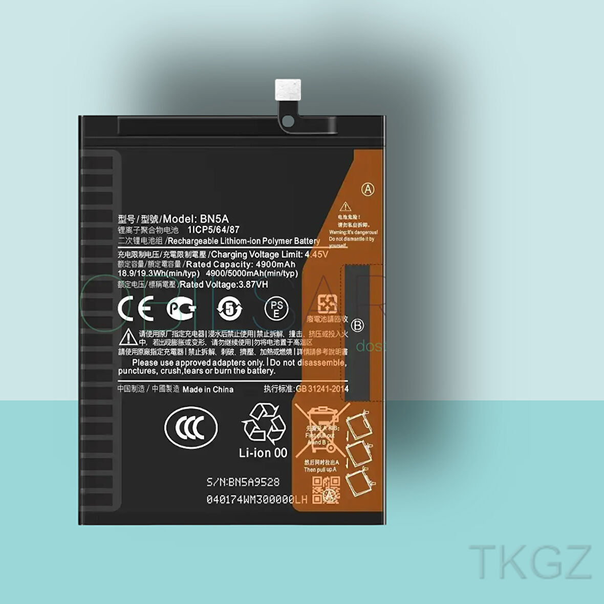 Tkgz - Xiaomi POCO M3 PRO - BN5A - Batarya Pil Orijinal Sıfır