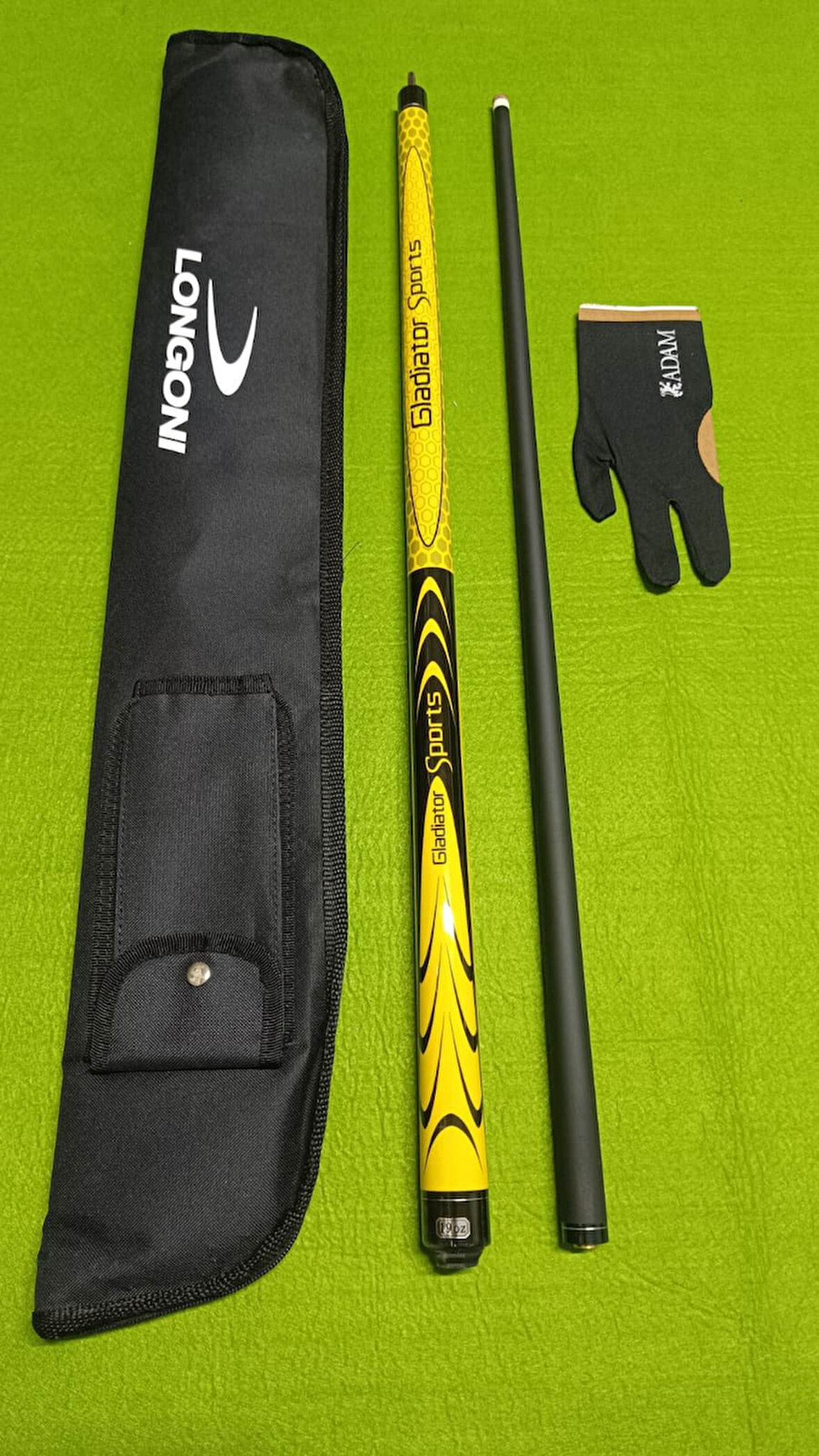 BİLARDO ISTAKA ÇANTASI GLADİATOR ÜÇ BANT BİLARDO ISTAKASI SARI