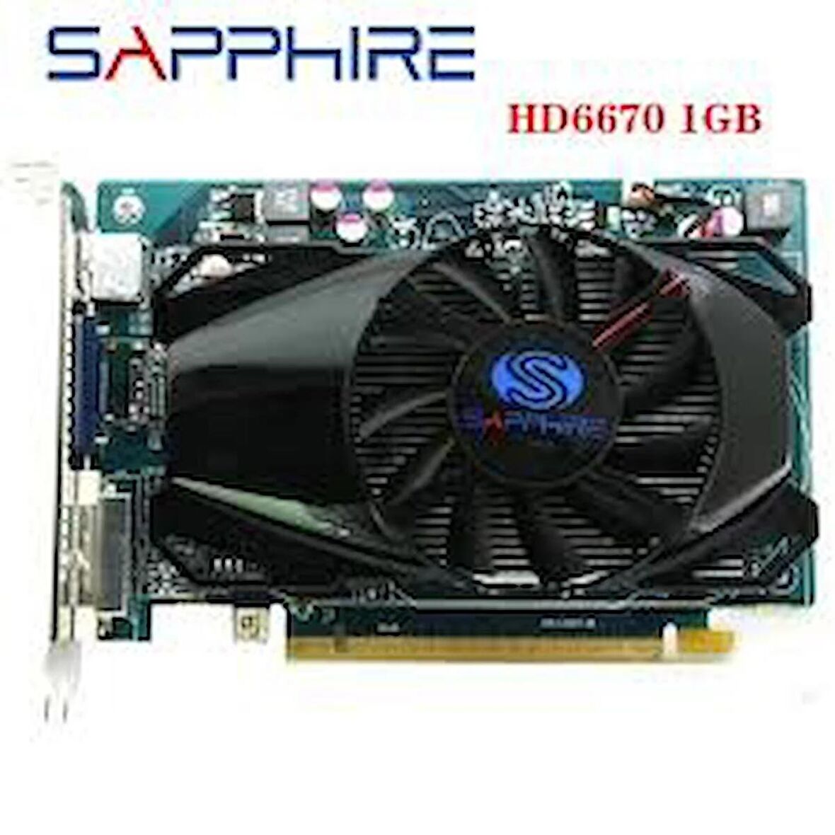 Sapphire Safir HD6670 AMD 1GB GPU Radeon HD 6670 GDDR3 HDMI VGA Ekran Kartı Yenilenmiş Ürün