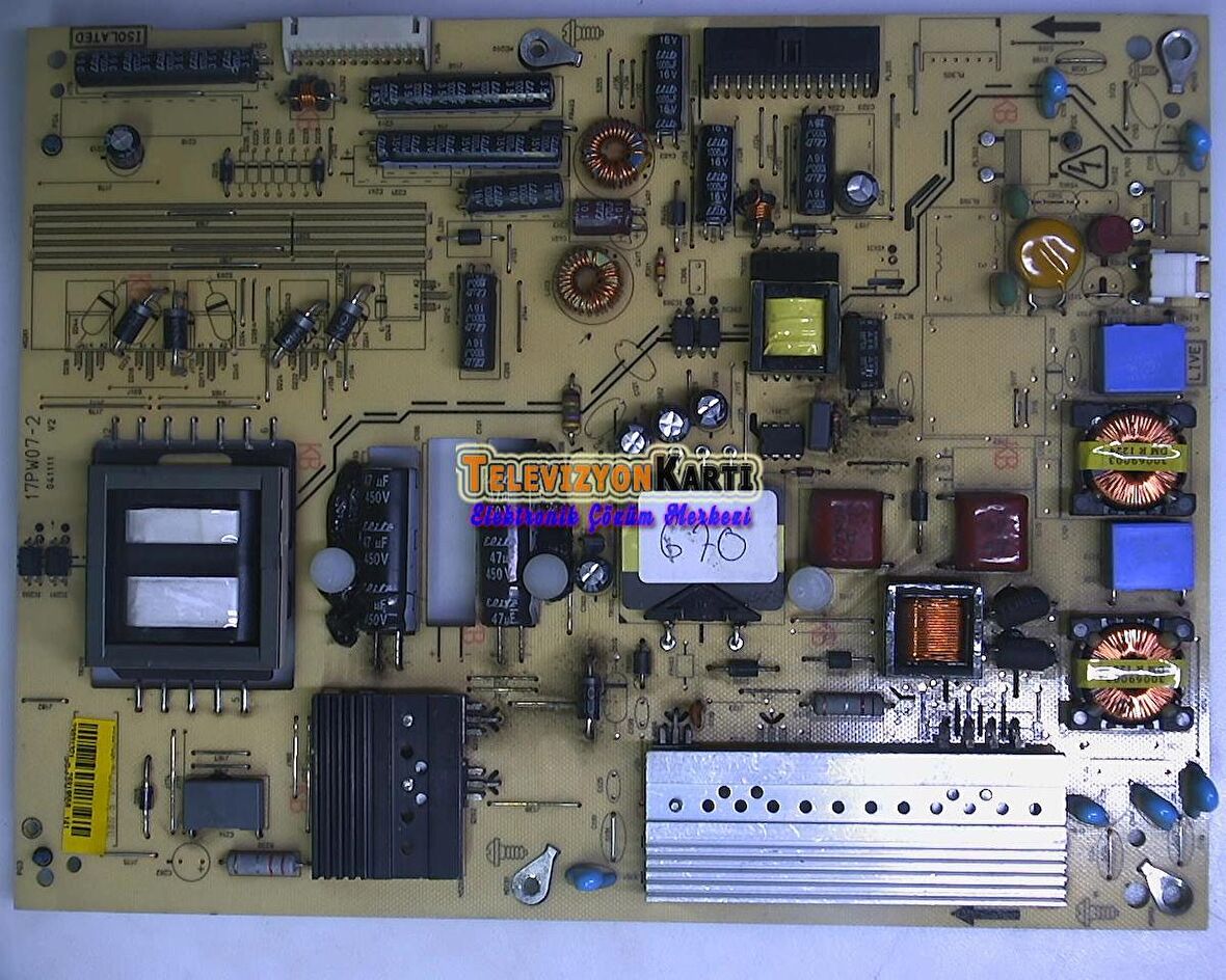 Vestel 32PF7017 Power Board , 17PW07-2 , 23031321 , LTA320HJ02