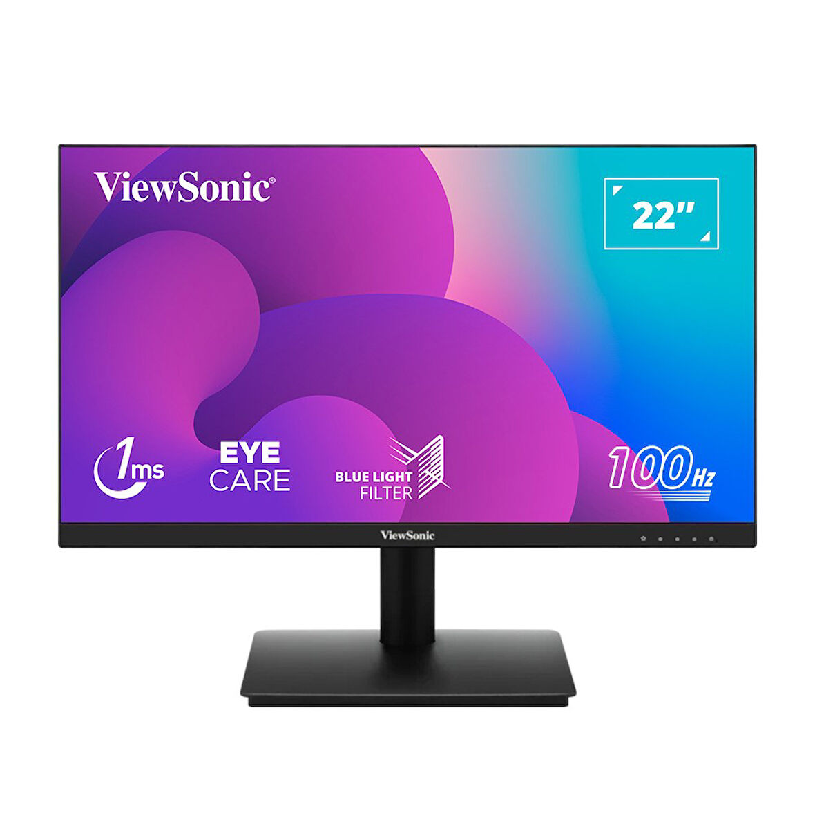 VIEWSONIC 21.5" VA220-H FULLHD 1MS 100HZ HDMI VGA SUPERCLEAR 3 KENAR ÇERÇEVESİZ MONITOR