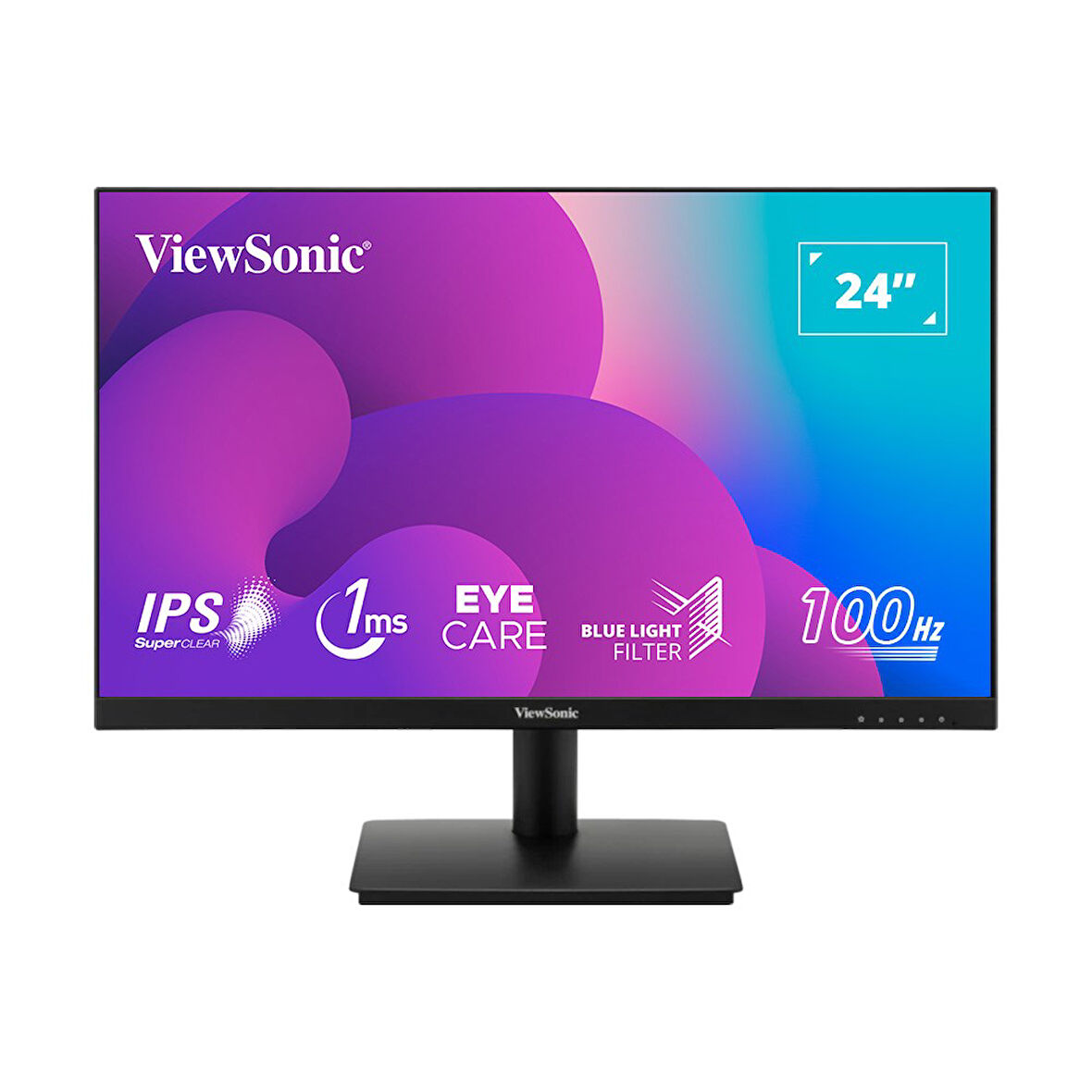 VIEWSONIC 23.8" VA240-H FULLHD 1MS 100HZ IPS HDMI VGA SUPERCLEAR 3 KENAR ÇERÇEVESİZ MONITOR