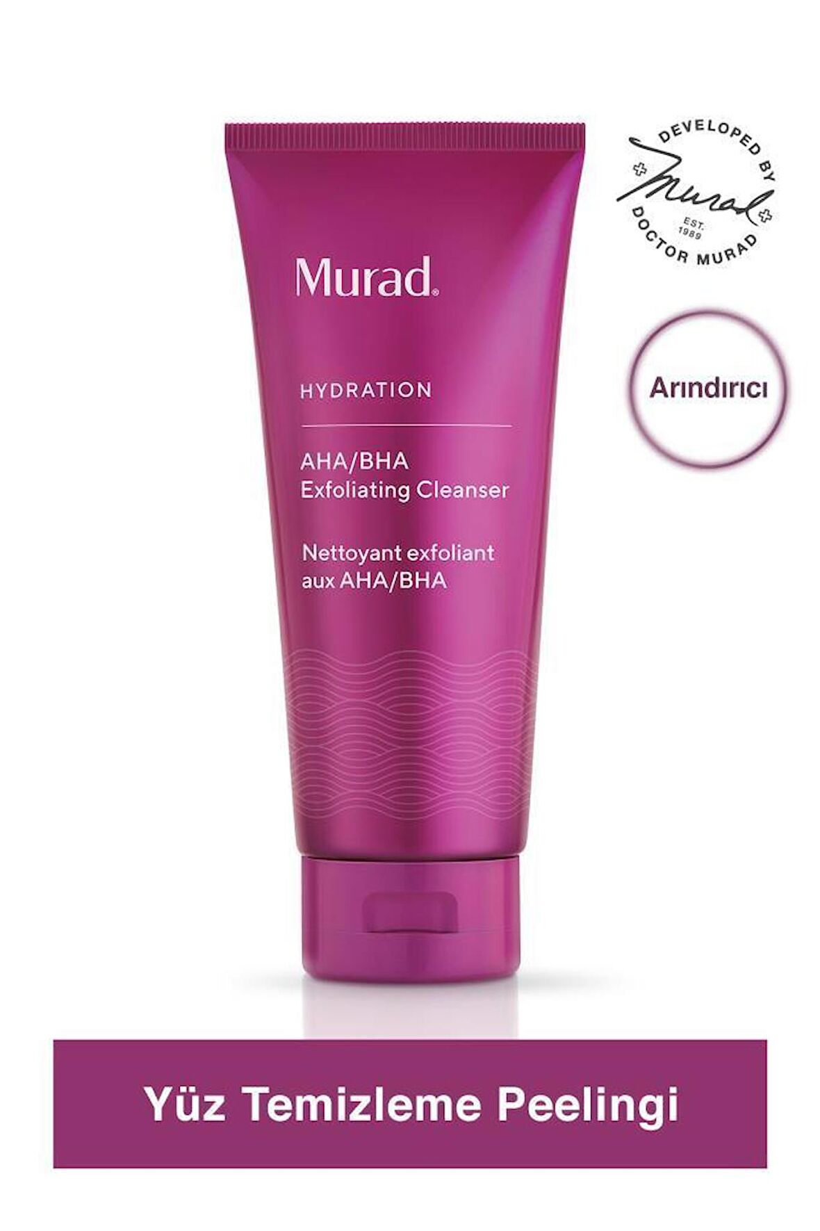 Murad Aha/Bha Exfoliating Cleanser 200 ml  Soyucu Etkili Yüz Peelingi