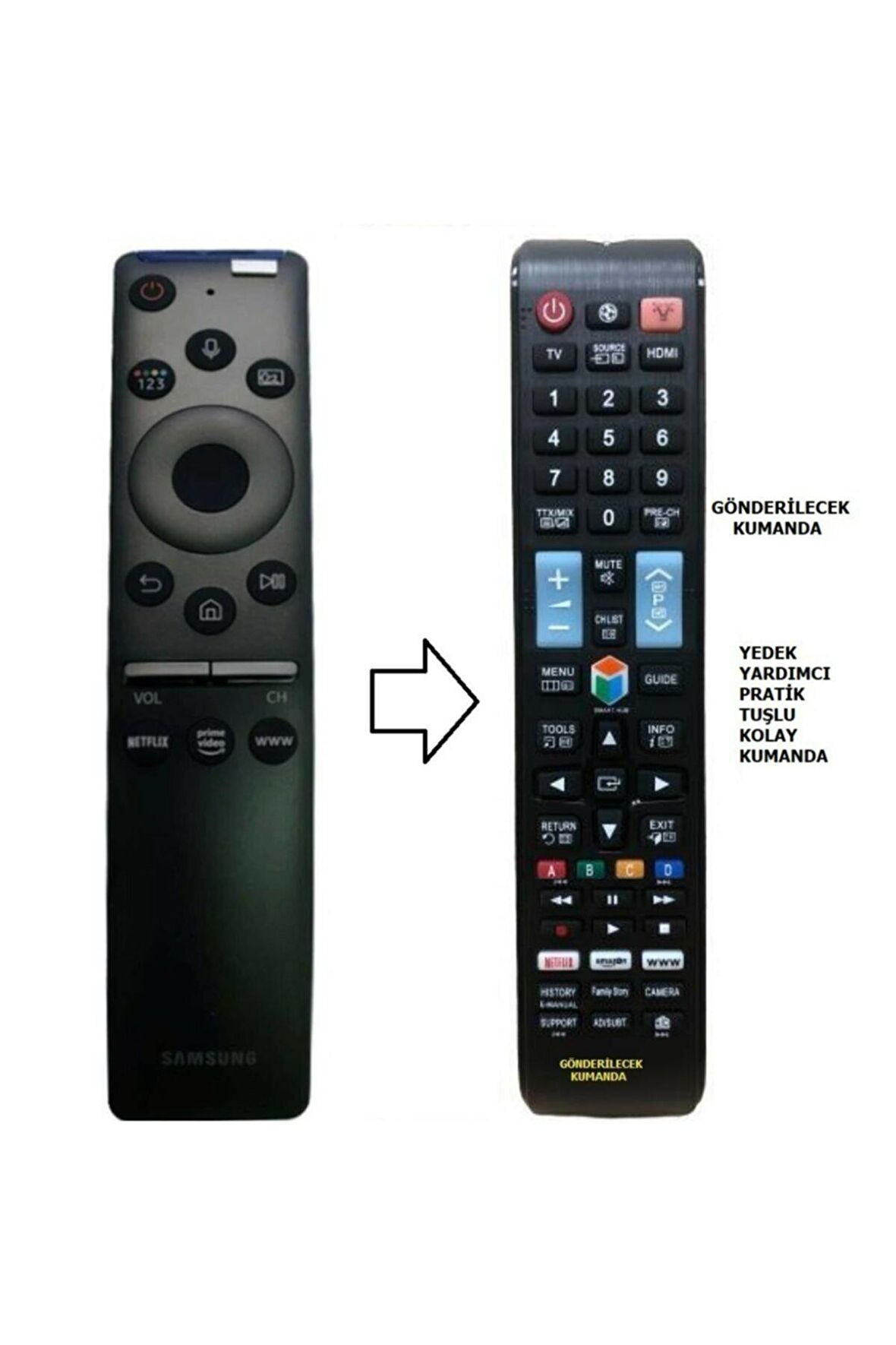 Samsung 50TU8000 4K Smart LED TV ( YEDEK KUMANDASI )