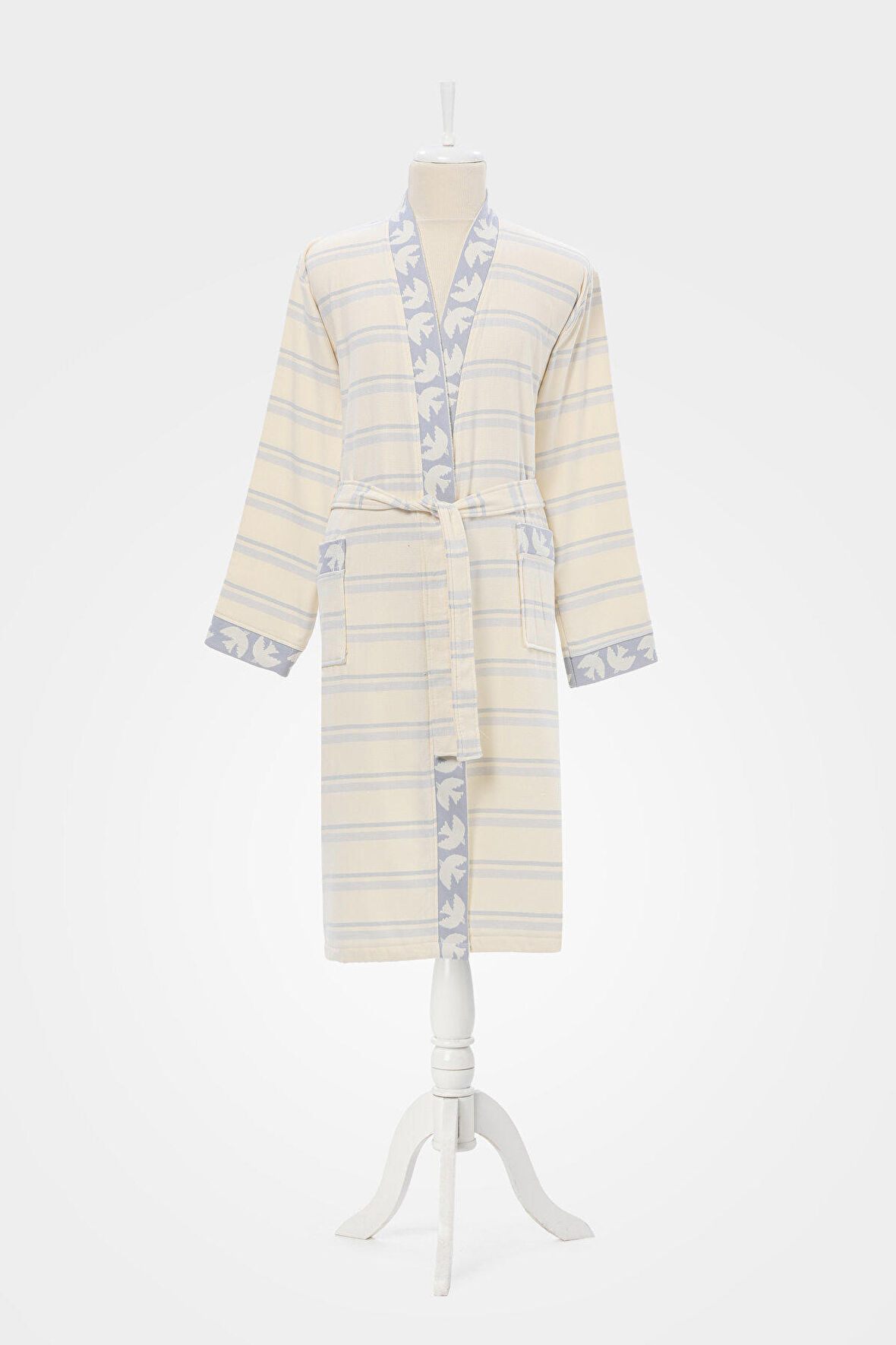 Özdilek Birds Peştamal Kimono Bornoz L/XL Beden