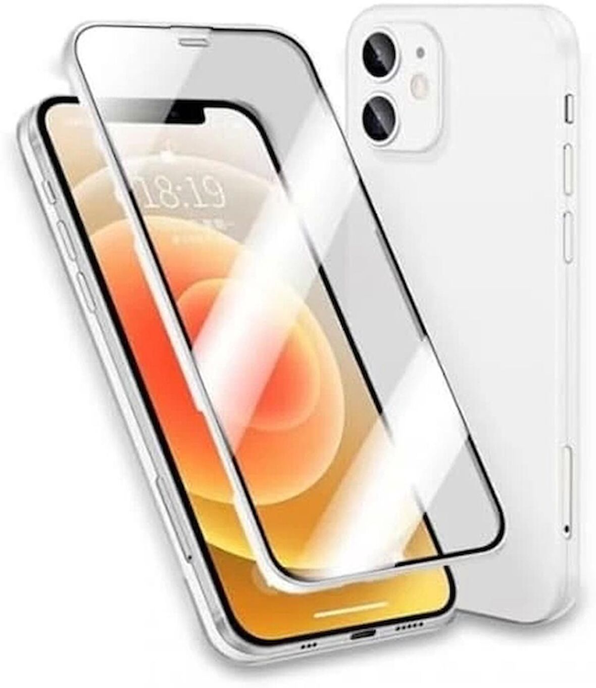 Apple İphone 11 Pro Max Uyumlu Premium 360 Koruyucu, ultra ince mikrofiber,çizilmeye karşı cep telefonu kılıfı